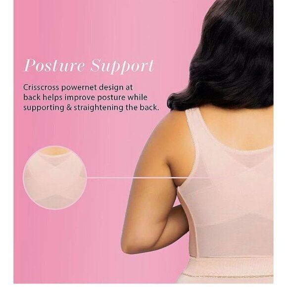 Exquisite form Front Closure Longline Posture Bra 40C - Picture 2 of 7